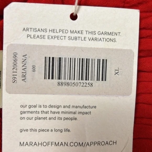 Mara Hoffman Swim, wide leg organic cotton gauze, resort wear - Picture 5 of 11